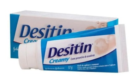 Embalagem e tubo de Desitin Creamy